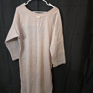 Long Pink Sleep Sweatshirt